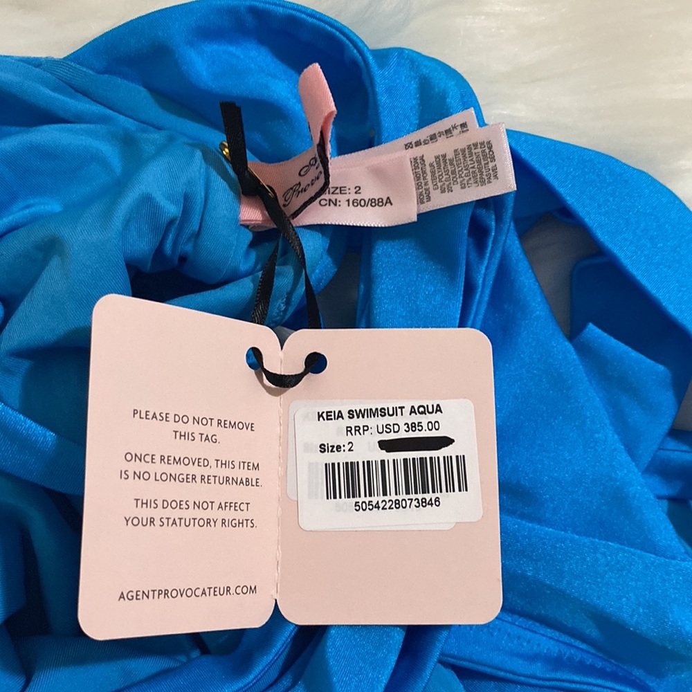 Agent Provocateur Keia Aqua Swimsuit NWT - Picture 5 of 7